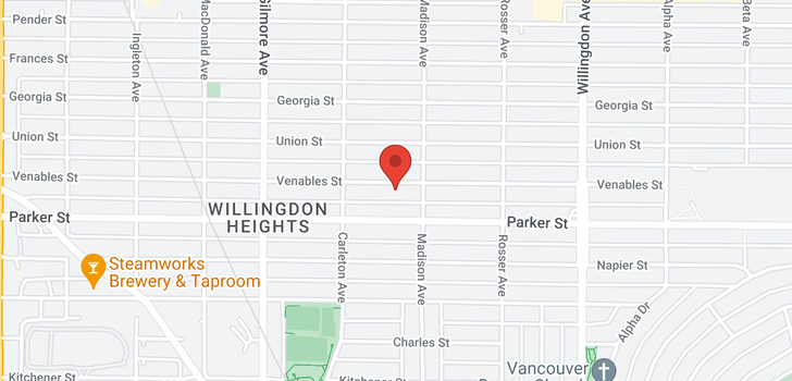 map of 4254 VENABLES STREET